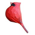 thumbnail image 4 of Estatua de pájaro artificial de resina, estatua de pájaro, decoración, escultura de resina de escritorio realista rojo, 4 of 9