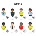 thumbnail image 4 of Nuevo modelo de personaje de jugador de fútbol de ladrillo de estrella deportiva, juguete de bloques de construcción para niños, regalo de Navidad TV6501 TV6502, 4 of 4
