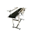 thumbnail image 6 of 47.2" Electric PVC Conveyor Belt Double Guardrail Industrial Transport Conveyor Equipment Black, 6 of 8