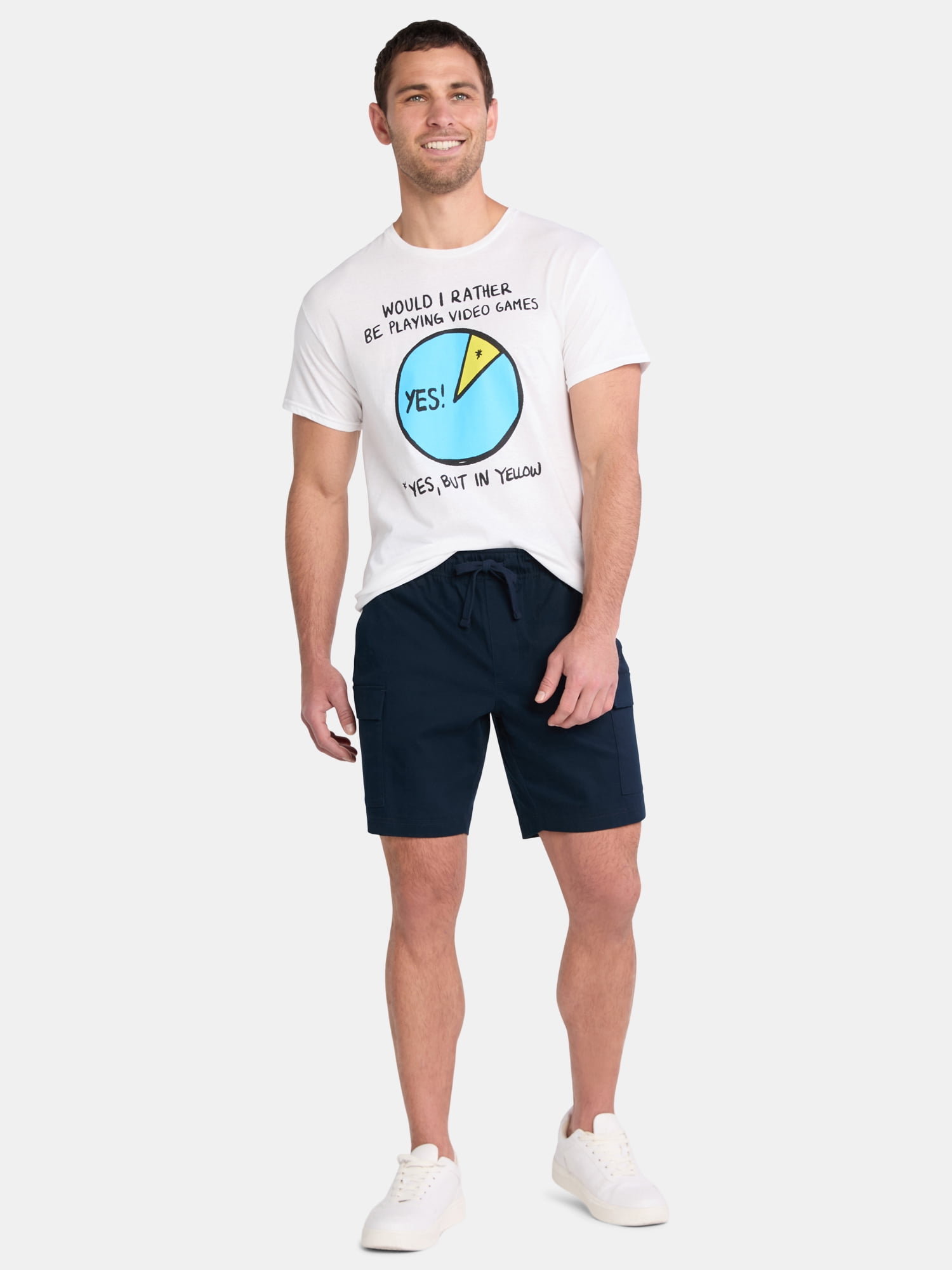 Video Games Men's Cotton Graphic Tee with Short Sleeves, 2-Pack, Sizes S-3XL