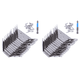 thumbnail image 1 of Conectores Esquina Muebles Acero Inoxidable Universal Con Tornillos (12pcs), 1 of 9