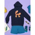 thumbnail image 3 of Cat Watercolor Style Hoodie Juniors -Image by Shutterstock,  Medium, 3 of 4