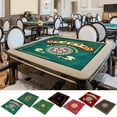 thumbnail image 5 of Harlier Mahjong Mat, Anti Slip Noise Reduction Table Cover Board Game Mat, Mahjong Table Mat, Mahjong Accessories Tablecloth for Paigow Poker Cards, 31.5 x 31.5 Inch, 5 of 5
