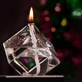 thumbnail image 4 of 2 Uds Lámpara de Aceite de Cristal Romántica Transparente con Mecha de Lámpara de Aceite de Cristal para La Decoración Del Hogar de La Boda Sunnimix lámpara de aceite clara, 4 of 8