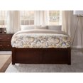 thumbnail image 3 of Concord Full Platform Bed with Flat Panel Foot Board and Twin Size Urban in Walnut, 3 of 8