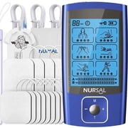 24 Modes Dual Channel TENS EMS Unit Muscle Stimulator for Pain Relief Therapy 12 Pcs Electrode Pads