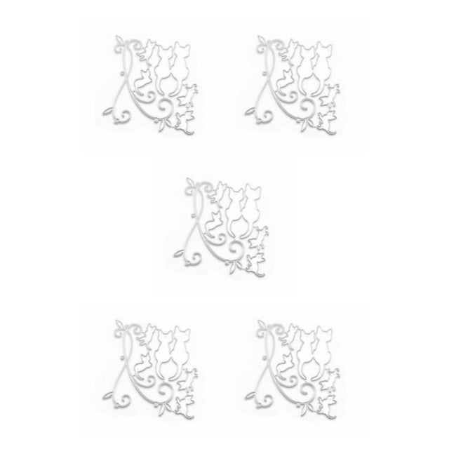 Thinsony Potentiel avec Matrices Innovantes Argent Bricolage Amusant Matrices Métalliques 5Ensemble