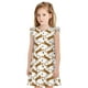 thumbnail image 1 of Balery Leopard Print Camisón de princesa para niñas, pijama de algodón con mangas abullonadas, suave y bonito.-Medium, 1 of 6