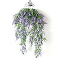 Artificial Lavender Garland Simulation Floral Vine Home Office Plastic ...