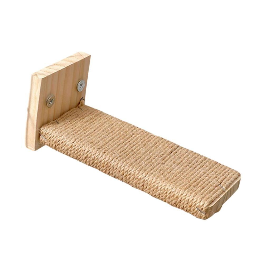 EHJRE Cat Wall Bed, Kitten Wall Furniture, Easy Installation, Indoor Activity, Cat Climbing Ladder, Scratching Post for Small Large Cats L