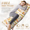 thumbnail image 5 of KLL Ultra Soft Microfiber Body Pillow Cover/Pillowcases 20"x54" with Hidden Zipper Closure-Autumn Forest Animals, 5 of 8