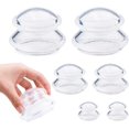thumbnail image 1 of 6PCS Silicone Cupping Set, 3 Sizes Cupping Cups, Clear Cupping Kit for Massage Therapy, Suction Cup Therapy without Fire, Cupping Kit at Home, Relax Presents (Transparent), 1 of 7