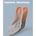 thumbnail image 5 of 4D Cloud-Like Comfort Soles, Comfortable and Breathable Massage Shoe Inserts with Arch Support, Suitable for Relieve Foot Fatigue, Adjustable Size, 5 of 6