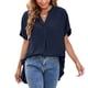 thumbnail image 2 of Blusa informal para mujer, camisa informal para mujer, camisa con cuello en V para mujer, camisa holgada para mujer, mayor durabilidad, 2 of 5