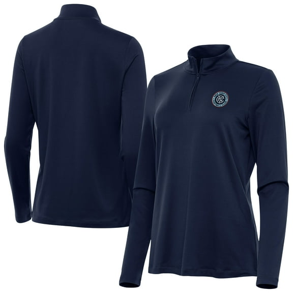 Women's-Antigua  Navy New York City FC Reprocess Quarter-Zip Pullover