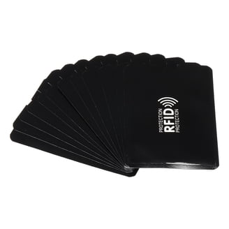 Near Me Vin Beauty RFID Blocking Sleeves - 10 Pack Card Protectors For ID, Credit  Cards - Anti-Scan Security Credit Card Protector Sleeves