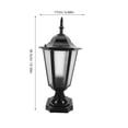 thumbnail image 2 of COOPHYA Pole Light Fixture Lamp Post Light Shade Decorative Illumination 1Set, 2 of 8