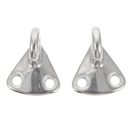 

2pcs Stainless Steel Hooks Dirt Board Hooks Durable Ship Supplies (Silver)