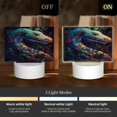thumbnail image 3 of Haiem Colorful Patterned Snake Pattern Acrylic Night Light Gift with 3 Color ModesTouch-Sensitive LED Lamp Perfect Gift for Mother's Day, Birthday, or Christmas, 3 of 9