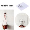 thumbnail image 4 of Waterproof Transparent Hanger Strong Non-marking Transparent Hook Opp Bagged Hooks Suction Cup Hook Bathroom Kitchen, 4 of 7