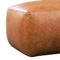 thumbnail image 5 of Poly and Bark Poly & Bark Denver Leather Ottoman - Full Grain Genuine Italian Leather Cognac Tan, 5 of 5