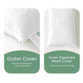thumbnail image 6 of RILIHO Cooling Pillows for Sleeping 1 Pack, Shredded Memory Foam Pillows Viscose of Bamboo Cover, Adjustable Pillow for Side Back Stomach Sleepers Luxury Gel Pillows Queen Size, 6 of 8