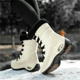 thumbnail image 6 of YOURDIARY Womens Snow Boots Winter Comfortable Warm Waterproof Outdoor Boots Faux Fur Lined Lace-Up, 6 of 7