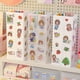 thumbnail image 3 of Organizador de lápices de escritorio plegable, contenedor de papelería con pegatinas, 3 of 8