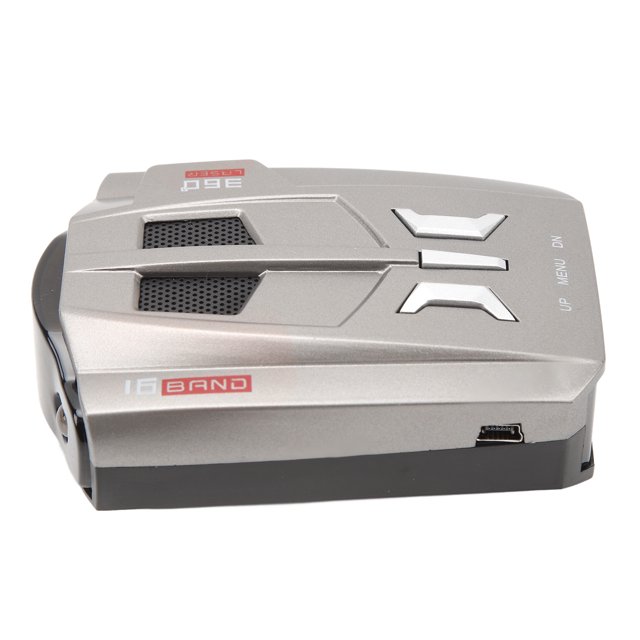 Detector de radar de Velocidad del AutomÓVIL, Deteción de Largo Alcance de la Voz en Tiempo Detector real de radar de Automóvil Anti interferencia Universal 360 Párrica