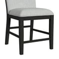 thumbnail image 5 of Pinnacle Counter Side Chair with Light Grey Fabric in Charcoal (2 Per Carton), 5 of 8