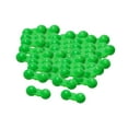 thumbnail image 2 of 50 piezas de cascabeles dobles para pesca Colamx Verde, 2 of 8