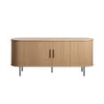 thumbnail image 3 of Unique Furniture Mid-Century Modern 71" Sideboard in Natural Oak, 3 of 6