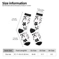 thumbnail image 2 of Cauagu Cute Cow and Milk Stains Print Crew Socks for Women and Men,Adult Athletic Running Socks 1-Pair Sports Socks Work Gear Socks with Moisture Wicking, 2 of 6