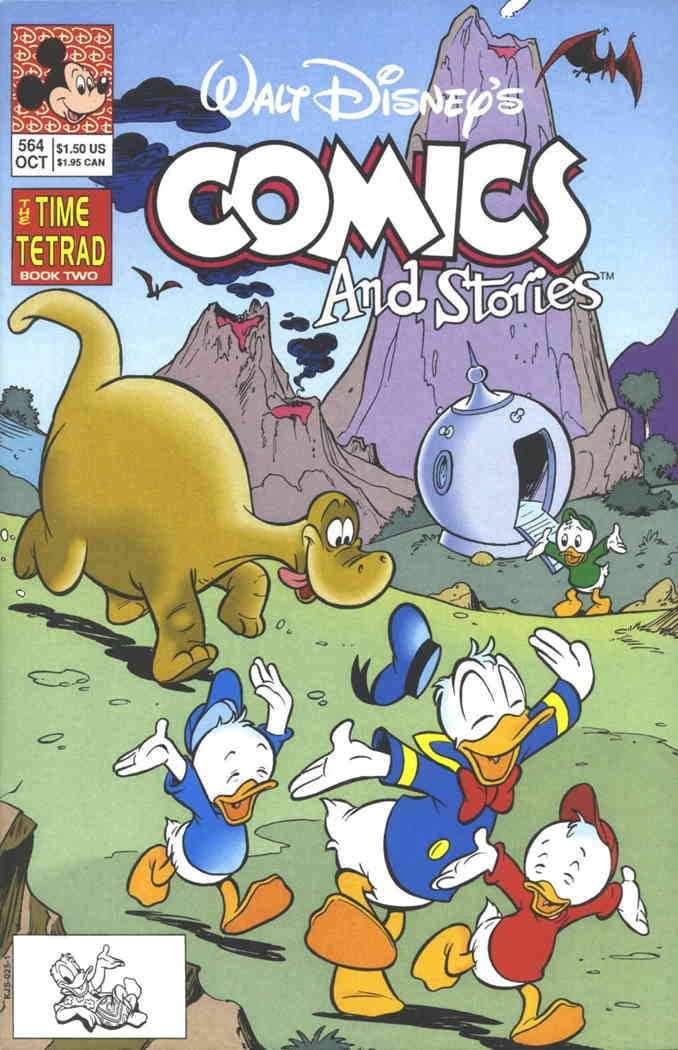 Cover of Walt Disney's Comics and Stories #564