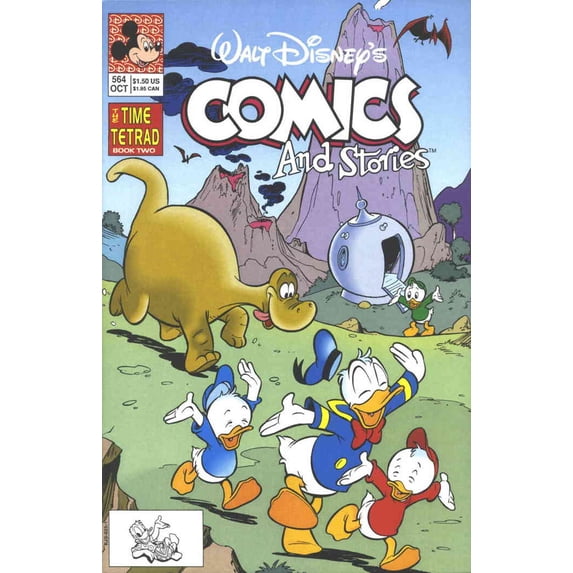 Walt Disney's Comics and Stories #564 VF ; Disney Comic Book