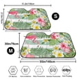 thumbnail image 7 of Lsque Tropical Flamingo Car Windshield Sun Shade | Accordion Folding Style Auto Shade for Car Truck SUV Van | Blocks UV Rays Sun Visor Protector | Small, 7 of 7