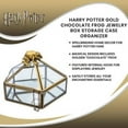 thumbnail image 7 of Robe Factory RBF-16684-C Harry Potter Gold Chocolate Frog Jewelry Box Storage Case Organizer, 7 of 7