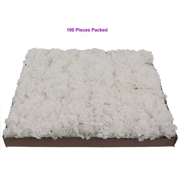 White Carnation Pick – 3.5" Diameter Artificial Flower Head on 5" Stem for Floral Arrangements & Crafts