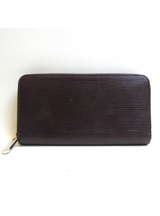 LOUIS VUITTON purse M61857 Zippy wallet Noir Epi Leather black