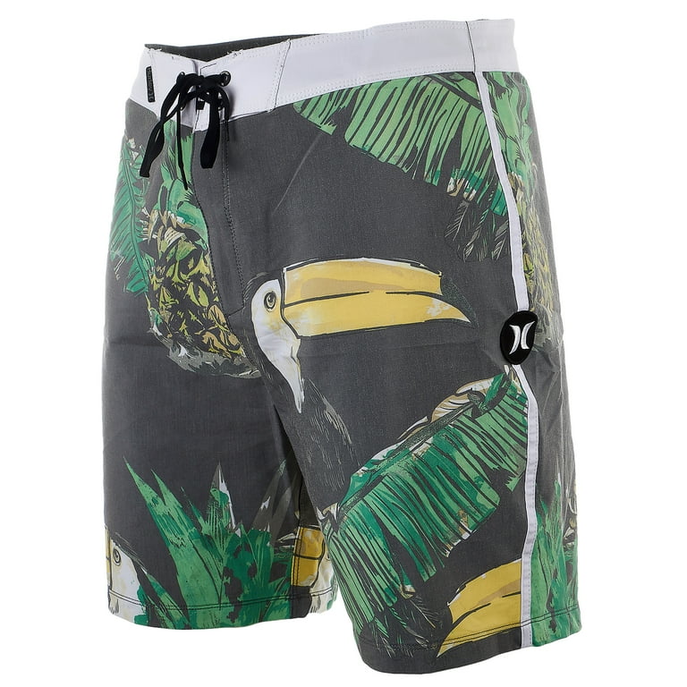 Hurley Toucan 18 In Boardshorts Black Mens 32 Walmart