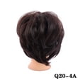 thumbnail image 2 of Synthetic Messy Bun Scrunchie Chignon with Elastic Bands Donut Straight Ponytail Hair Pieces, 2 of 7
