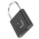thumbnail image 4 of Cerradura de seguridad Jadeshay candado inteligente de huellas dactilares USB Color negro, 4 of 8