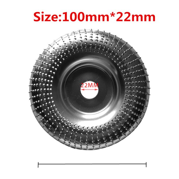 Amoladora angular de disco abrasivo de muela abrasiva de ángulo de madera de acero de 22 mm (plata) Likrtyny Para estrenar