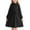 Black, variant on Actgleam Girls Mesh Long Sleeve Dress Crew Neck A-Line Party Belted Dresses,Purple,11-12Years