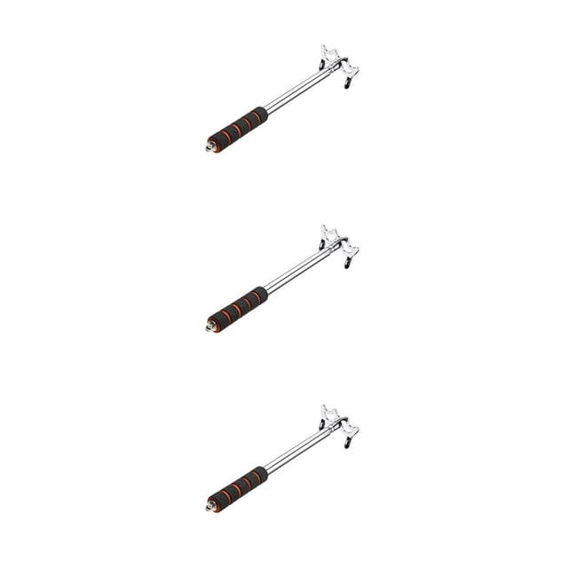Qarigey Piscina de acero inoxidable para soporte de billar, aplicación de fijación duradera, puente de taco sin cabezal de soporte de billar, Type1 NO1