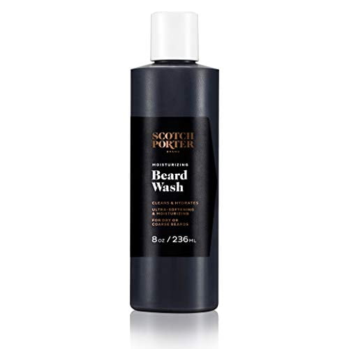 Scotch Porter Moisturizing Beard Wash for Men | Cleanses, Softens & Hydrates for Healthier Beard | Formulated with Non-Toxic Ingredients, Free of Parabens, Sulfates & Silicones | Vegan | 8oz