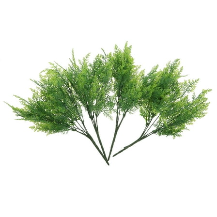 4 Pieces Realistic Artificial Grass Plants for Aquarium Decoration, Green Aquatic Plant Accessories for Fish Tank