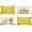 Yellow, variant on Hello Love Sunflower Bicycle Yellow Throw Pillow Covers, 12 x 20 Inch Flowers Summer Spring Cushion Case for Sofa Couch Set of 4