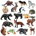 thumbnail image 1 of Figuras de Animales D, Decoración de Escritorio, Decoración para Tartas, Decoración , Figuras de Acción, Figuras de Sunnimix Figuras de animales del bosque, 1 of 6