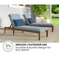 thumbnail image 5 of 3i Products, Inc. Textured Chaise Lounge Cushion - 22.5" wide x 70" long x 3.5" thick Beryl Pacific Blue, 5 of 6
